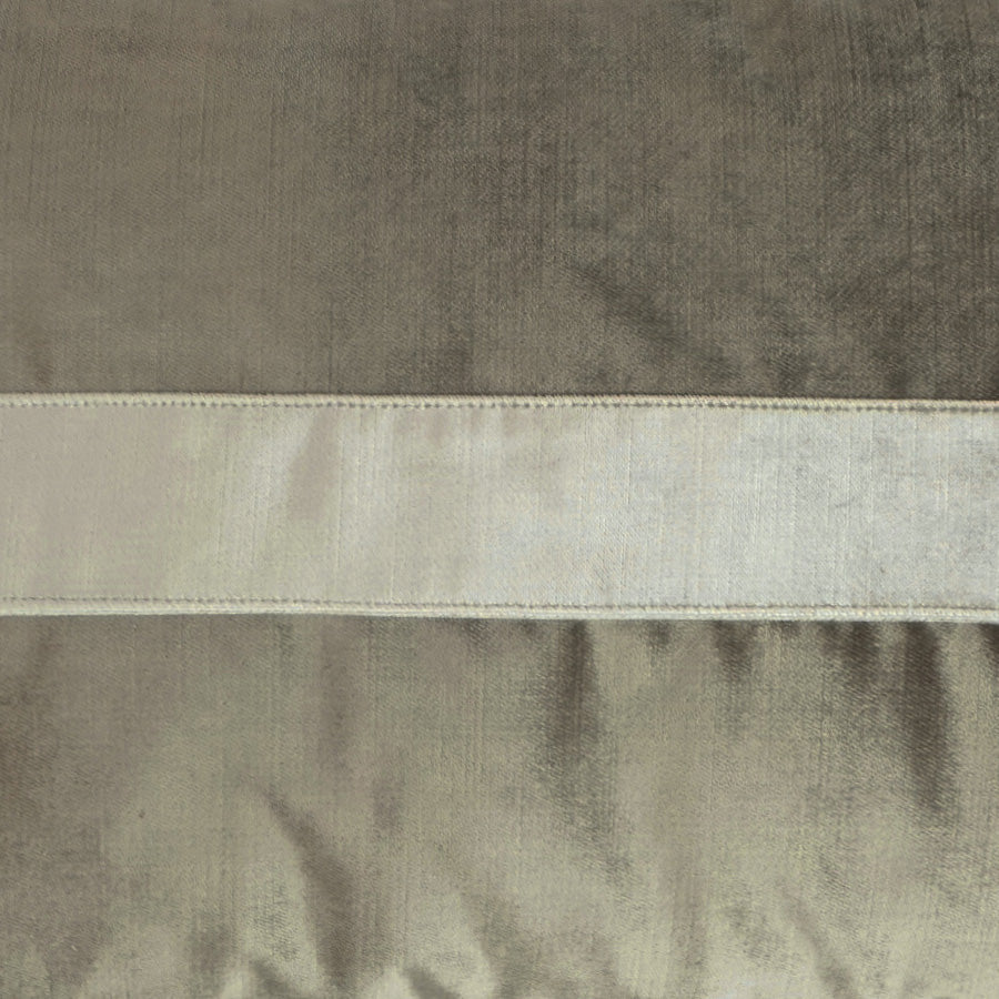 D.V. Kap Iridescence Band Lumbar Latte Grey Throw Pillow Insert