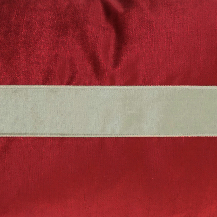 D.V. Kap Iridescence Band Lumbar Ruby Red Throw Pillow Insert
