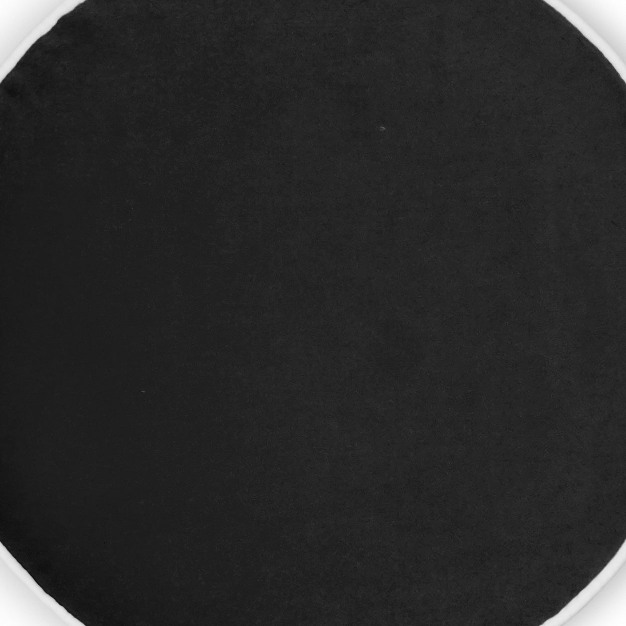 Posh Circle Charcoal Black Throw Pillow Insert