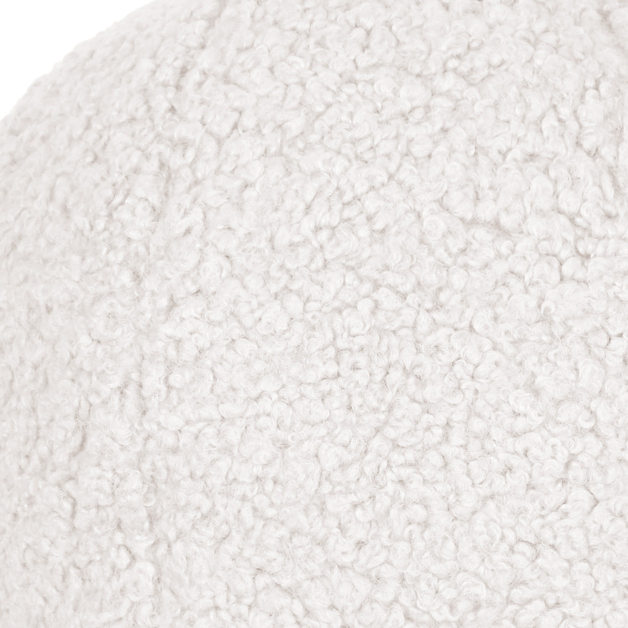 Poodle Ball Cloud White Throw Pillow Insert