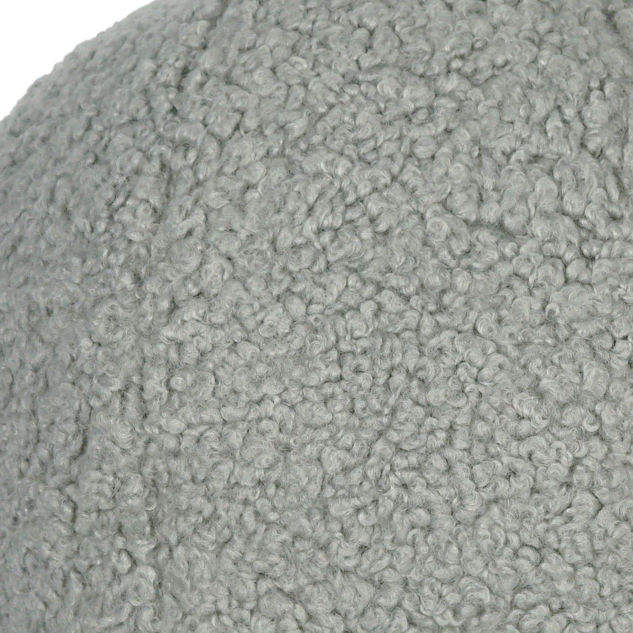 Poodle Ball Pewter Grey Throw Pillow Insert