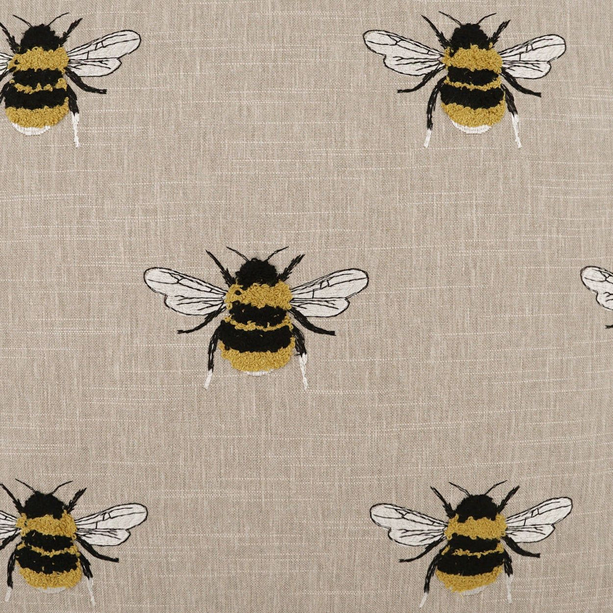 D.V. Kap Busy Bee Linen Brown Throw Pillow With Insert