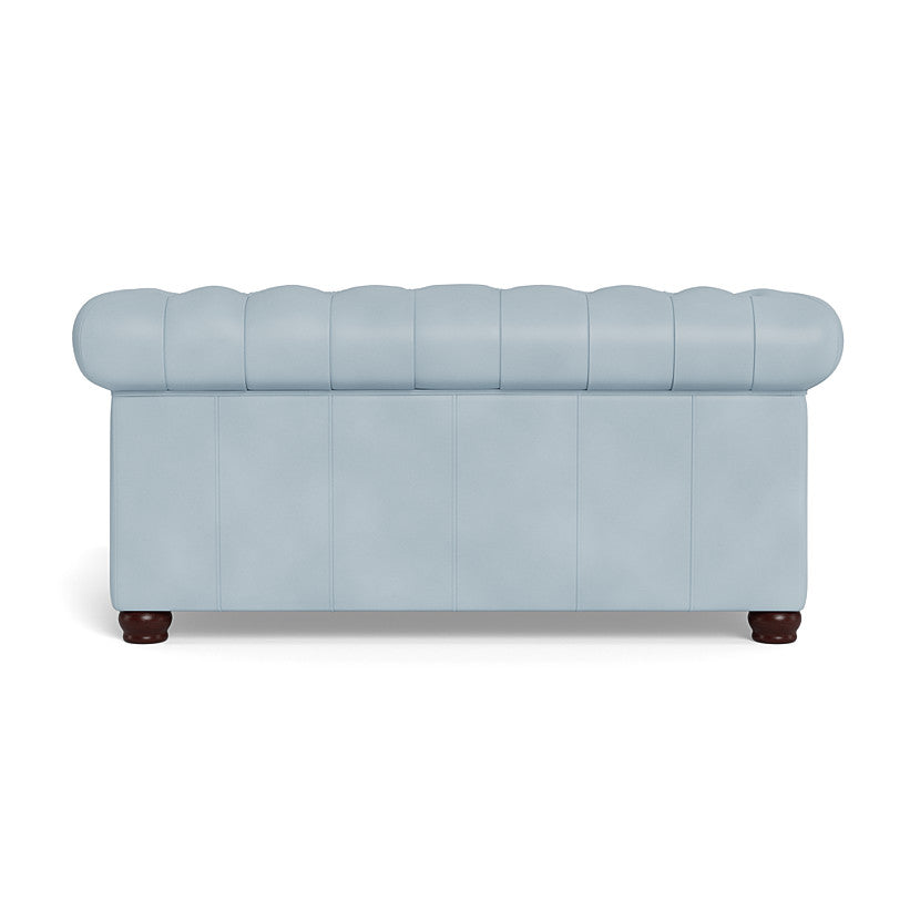 Victoria Leather Chesterfield Loveseat