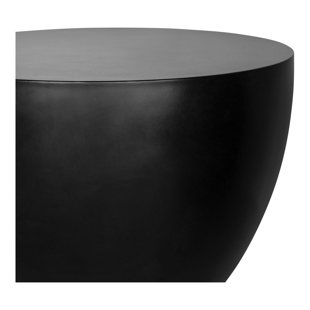 Moe's Home Insitu Concrete Black Side End Table