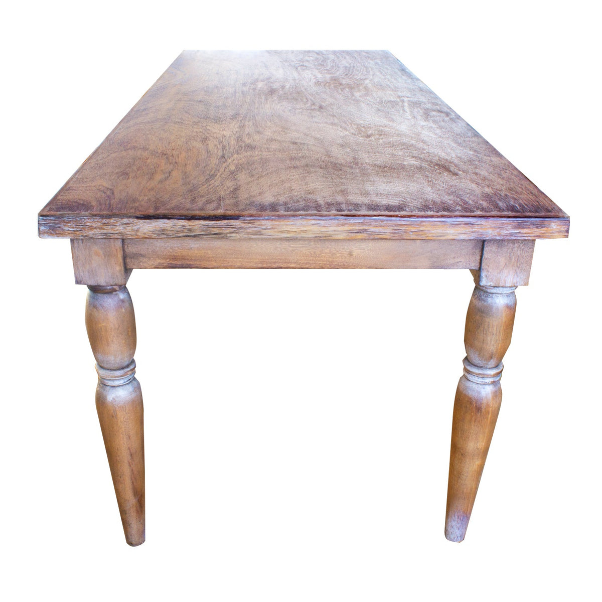 Peninsula Home Rusic Farmhouse Wood Dining Table Pilar Seats 8