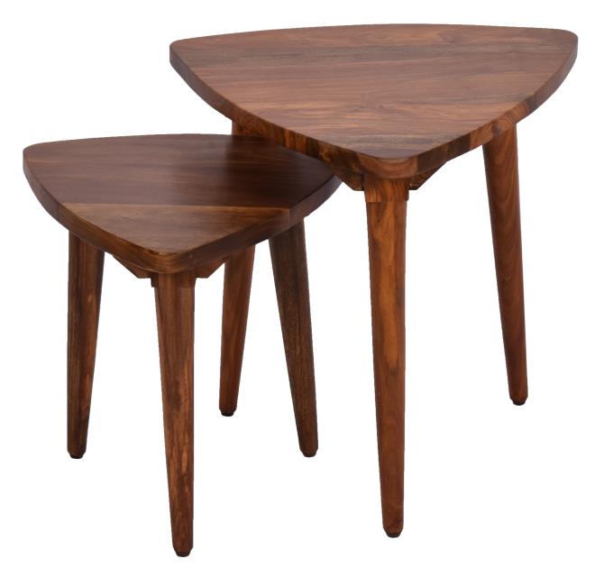 LOOMLAN Harstad Geometric Wood Table Set