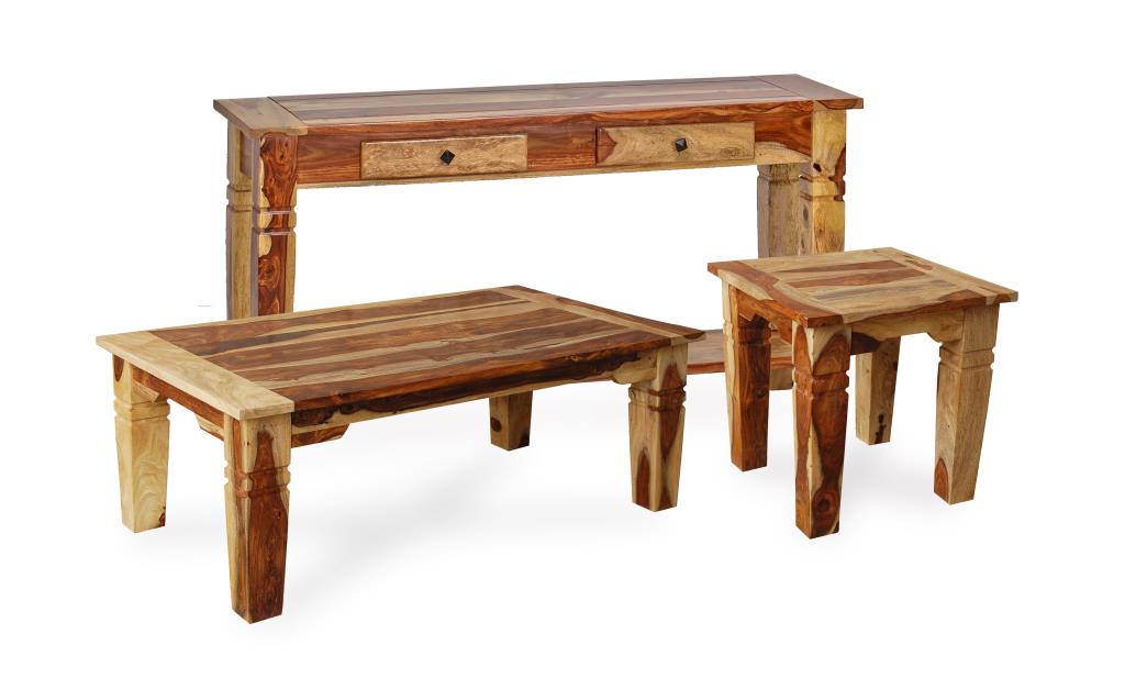 LOOMLAN Tahoe Square Wood Lamp Table