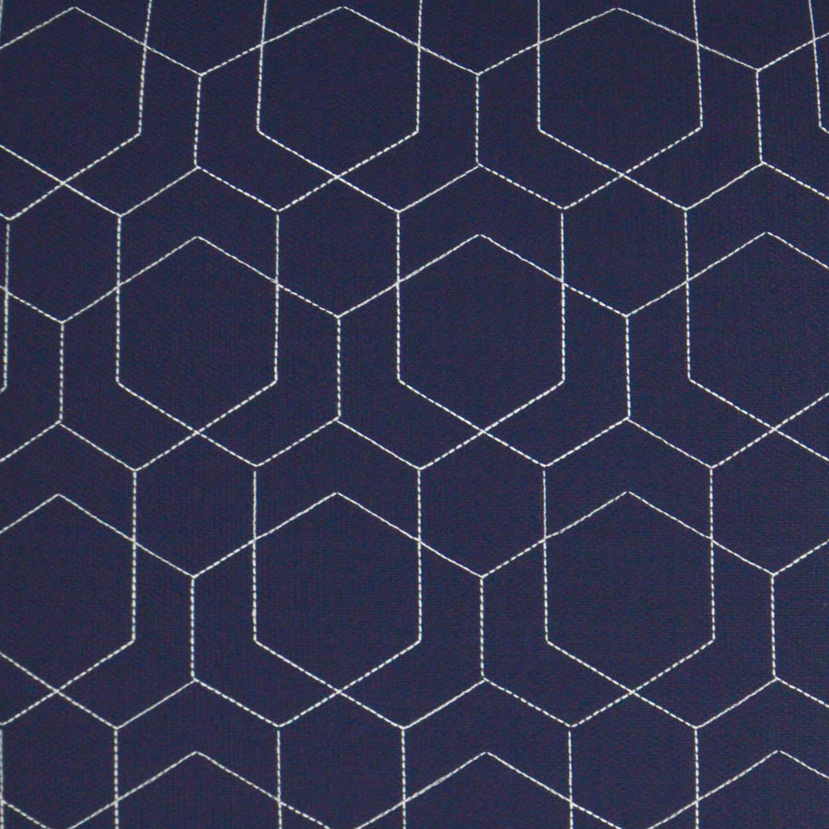 D.V. Kap Outdoor Hex Quilt Pillow - Navy