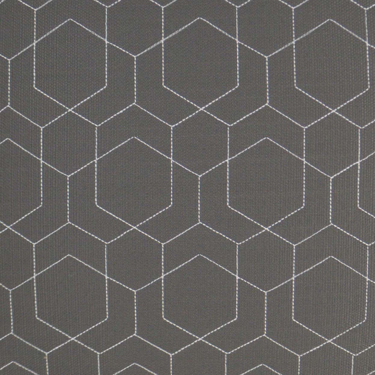 D.V. Kap Outdoor Hex Quilt Lumbar Pillow - Grey
