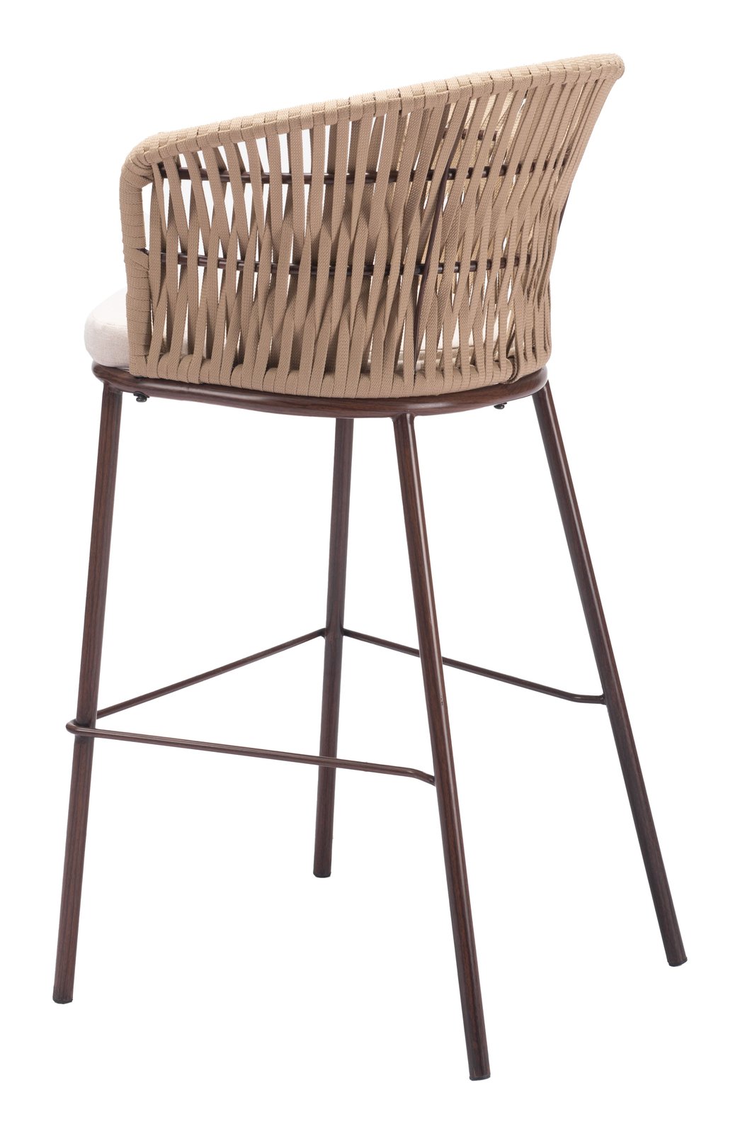 Zuo Modern Freycinet Barstool Natural