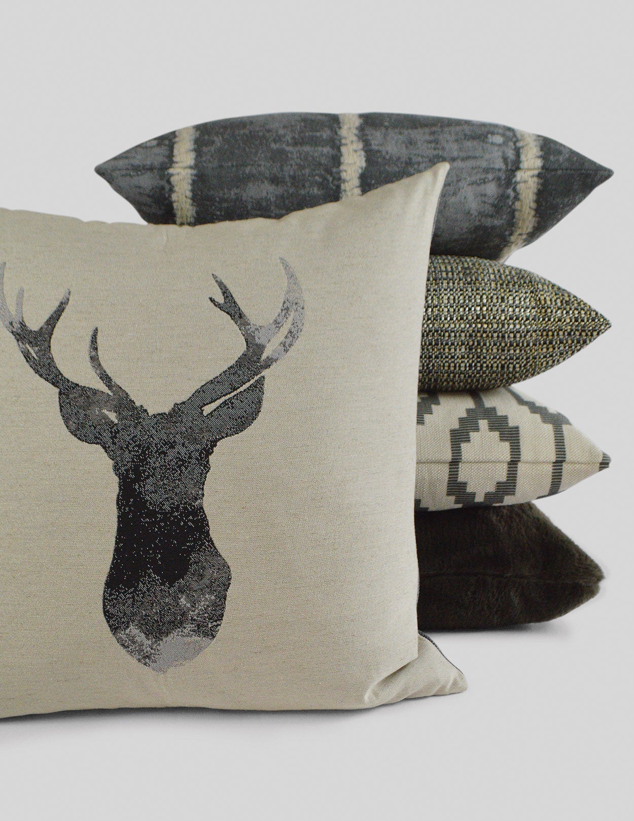 Jackie O Pyrite Black Throw Pillow Insert