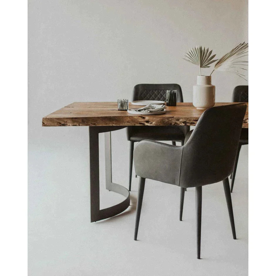 78" Rectangular Reclaimed Wood Dining Table for 6 People Dining Tables LOOMLAN By Moe's Home