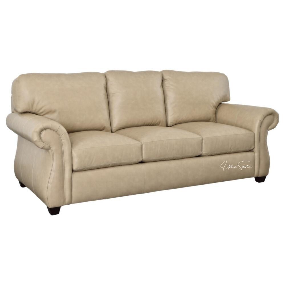 Journey to the Center of Comfort Leather Sofa Sofas & Loveseats LOOMLAN By Uptown Sebastian
