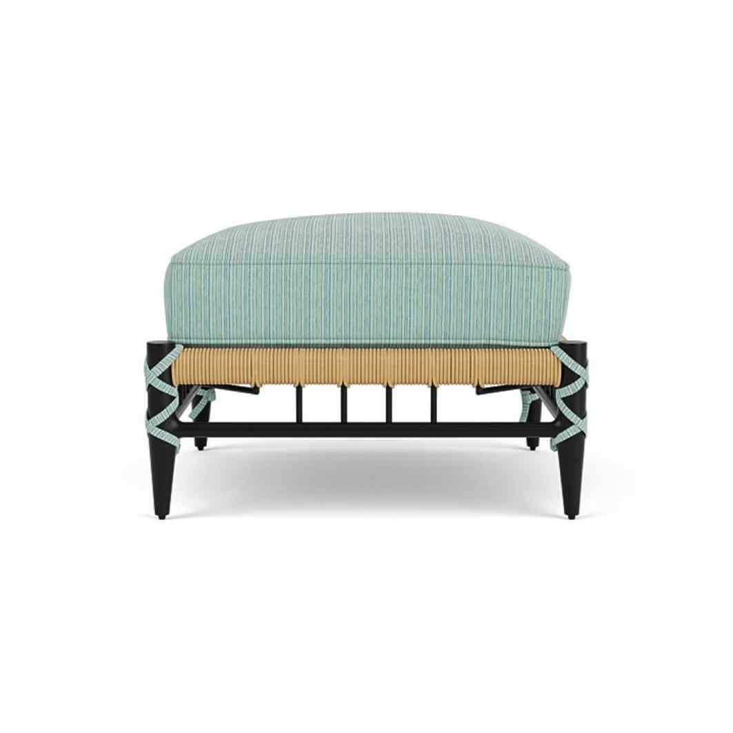 Lloyd Flanders Low Country Ottoman Premium Wicker Furniture
