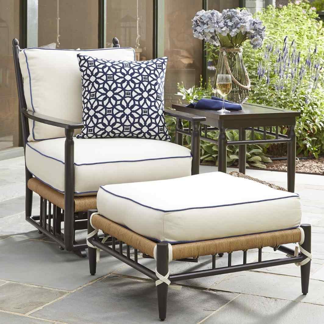 Lloyd Flanders Replacement Cushion For Low Country Glider Lounge Chair