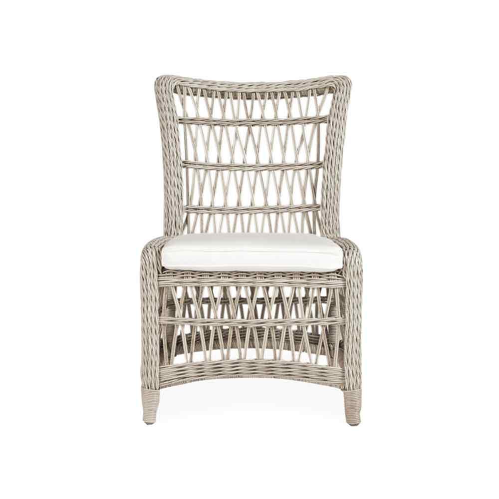 Mackinac Armless Dining Chair Outdoor Replacement Cushions Replacement Cushions LOOMLAN By Lloyd Flanders