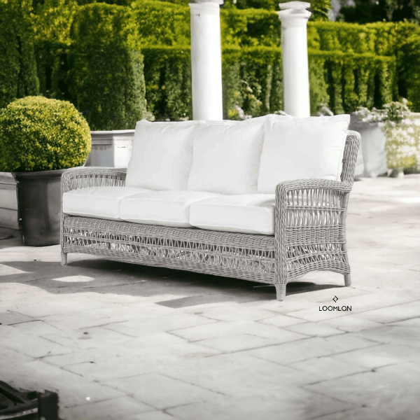 Lloyd Flanders Mackinac Wicker Outdoor All Weather Sofa Cushions