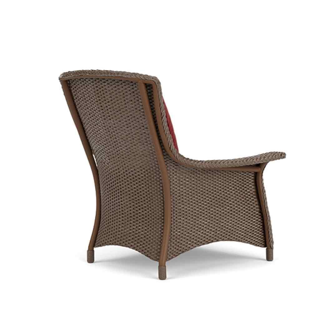 Mandalay Lounge Chair Premium Wicker Furniture Outdoor Accent Chairs LOOMLAN By Lloyd Flanders