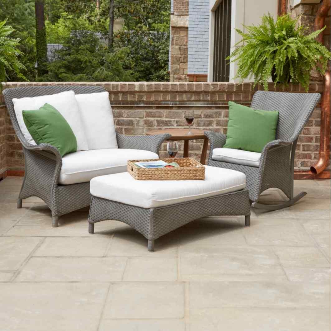 Mandalay Outdoor Replacement Cushions For Chair and a Half Replacement Cushions LOOMLAN By Lloyd Flanders
