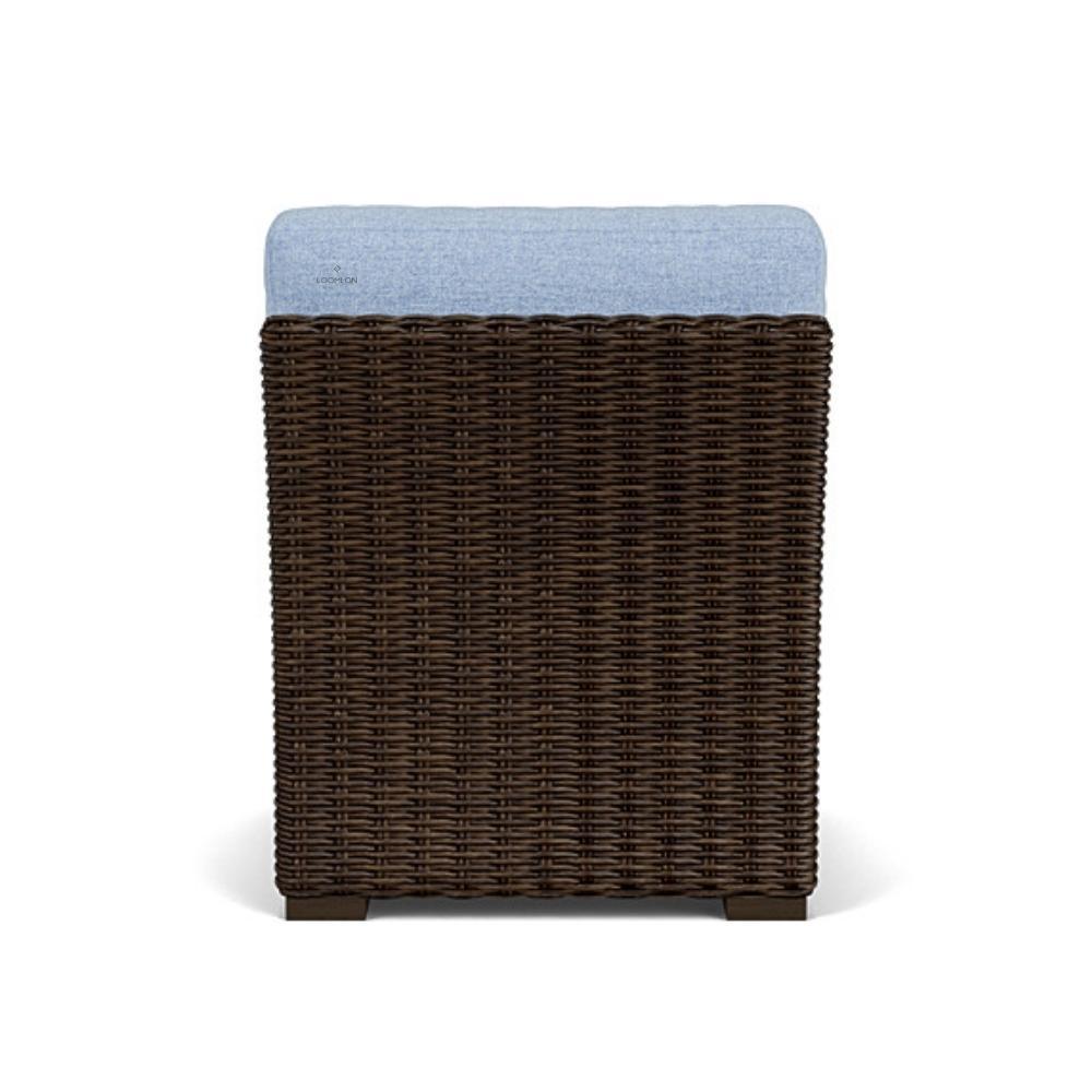 Mesa Armless Sectional Premium Wicker Furniture Outdoor Modulars LOOMLAN By Lloyd Flanders