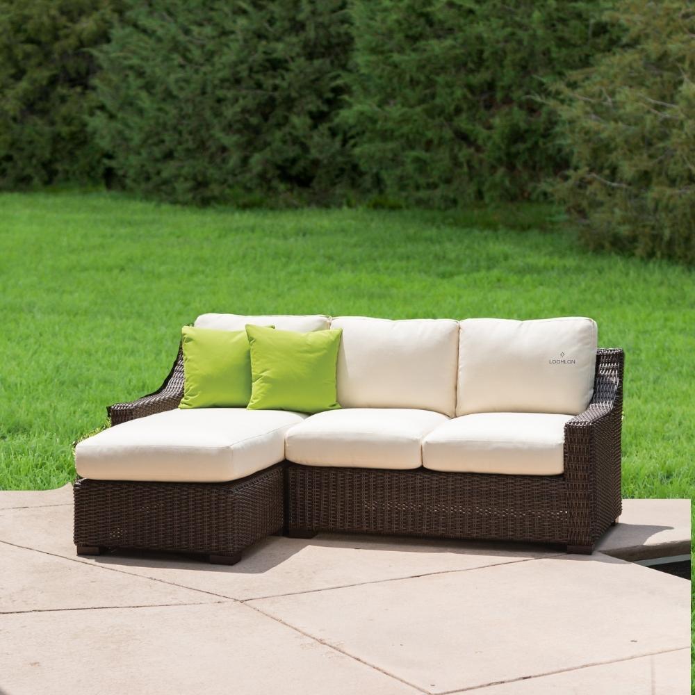 Mesa Outdoor Replacement Cushions For Left Arm Loveseat Replacement Cushions LOOMLAN By Lloyd Flanders