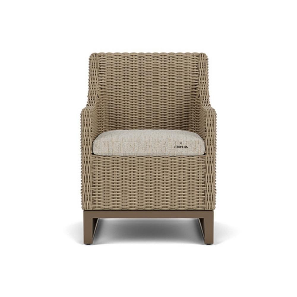 Milan Outdoor Sunbrella Replacement Cushions For Dining Armchair Replacement Cushions LOOMLAN By Lloyd Flanders