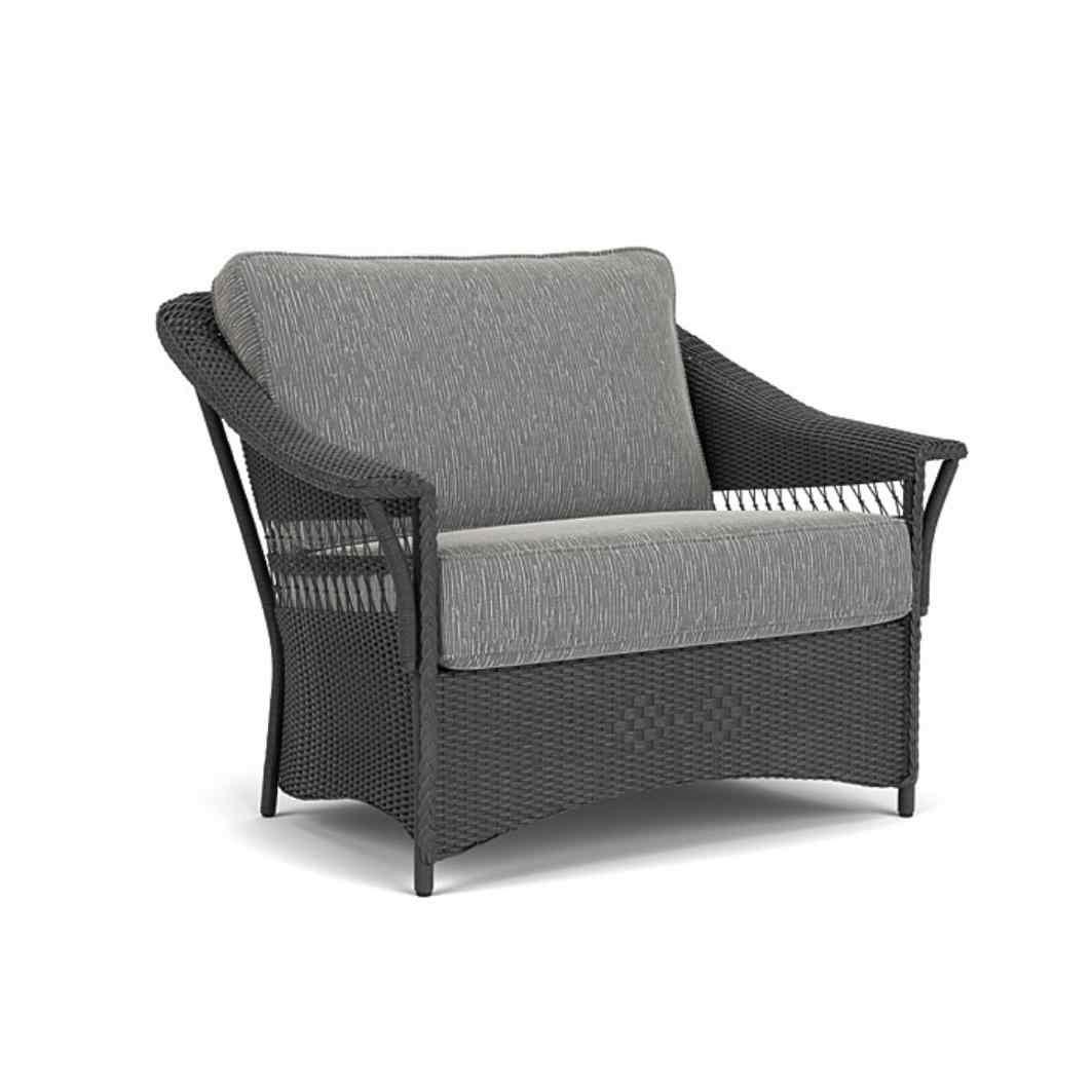 Nantucket Chair and a Half Premium Wicker Furniture Outdoor Lounge Chairs LOOMLAN By Lloyd Flanders