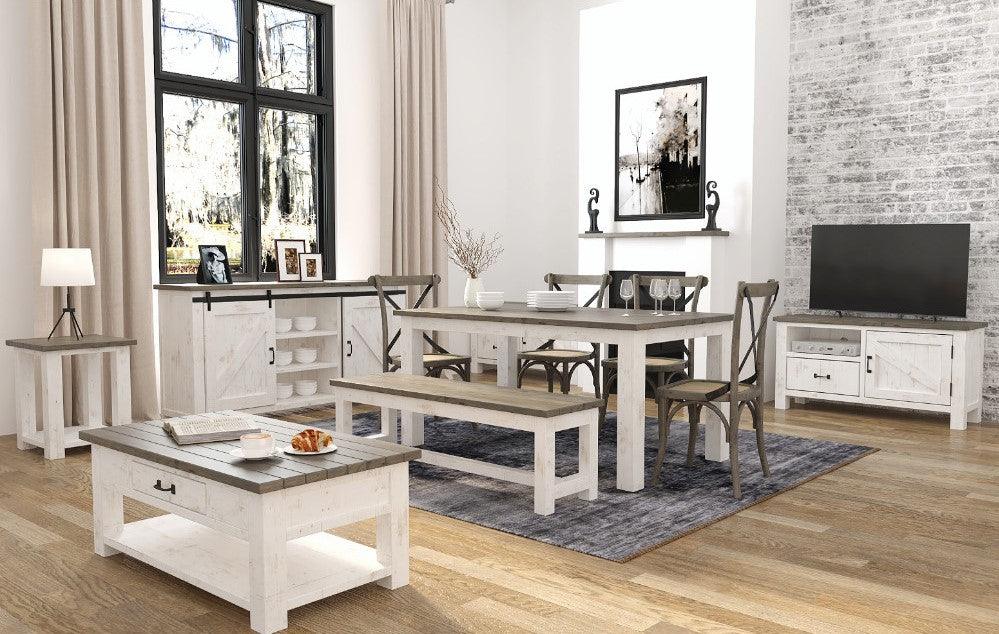 LH Home Provence Large Extension Dining Table (71"/86")