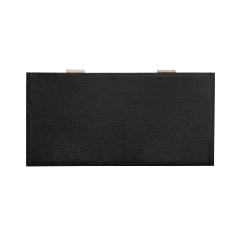 Rattan Desk - Ebony Home Office Desks LOOMLAN By LHImports