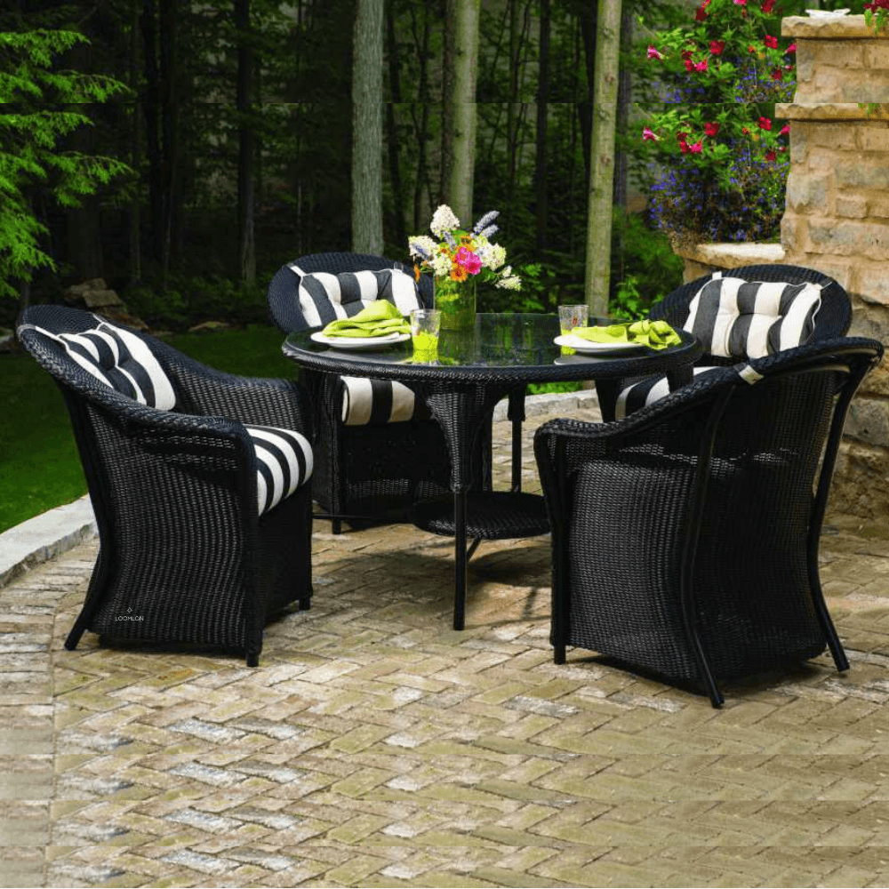 Lloyd Flanders Reflections Patio Dining Table & Chair Set for 4