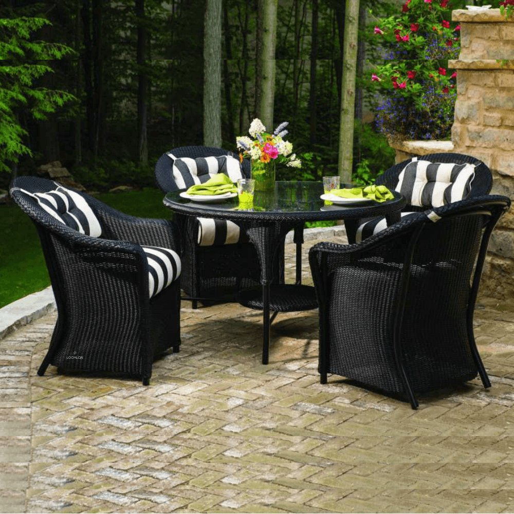Lloyd Flanders Reflections Patio Dining Table & Chair Set for 4