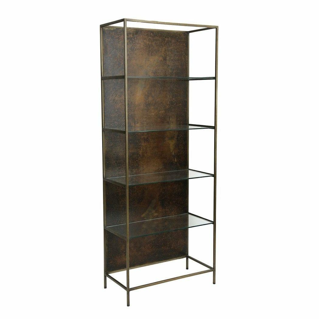 60x32 Tall Narrow Free Standing Etagere Shelf Roberto