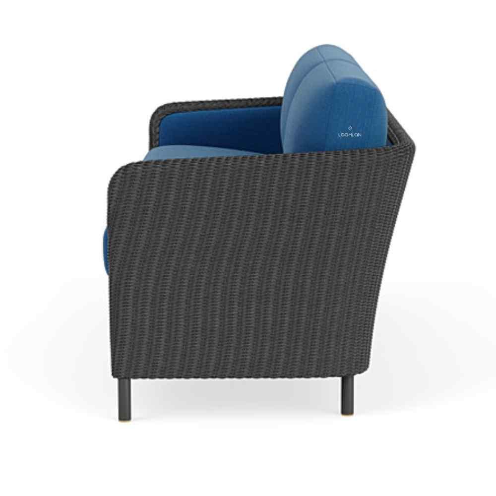 Visions Sofa Premium Wicker Furniture Outdoor Sofas & Loveseats LOOMLAN By Lloyd Flanders