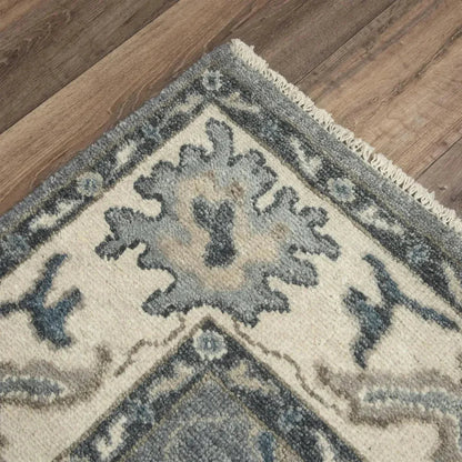 Clit Floral Gray Large Area Rugs For Living Room -- gray