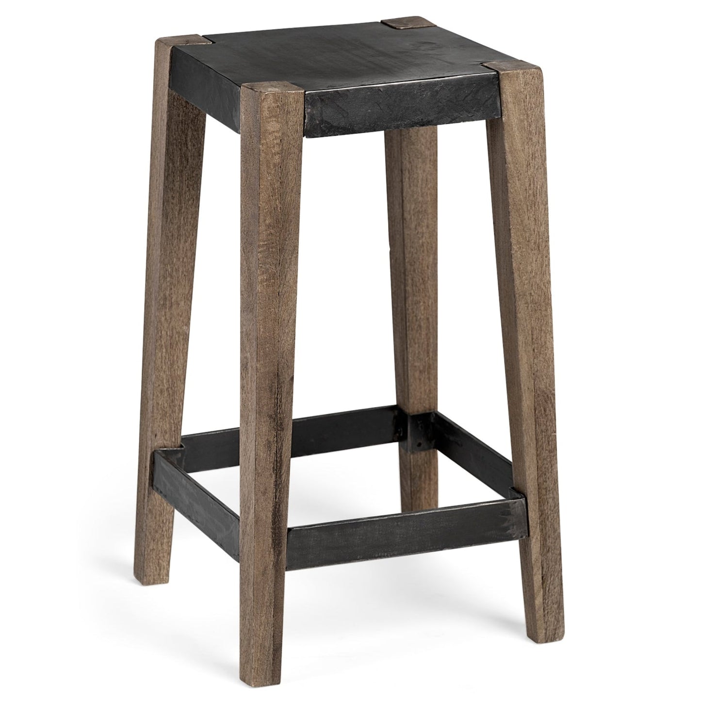 Mercana Nell Wooden Brown Leg Bar Stool
