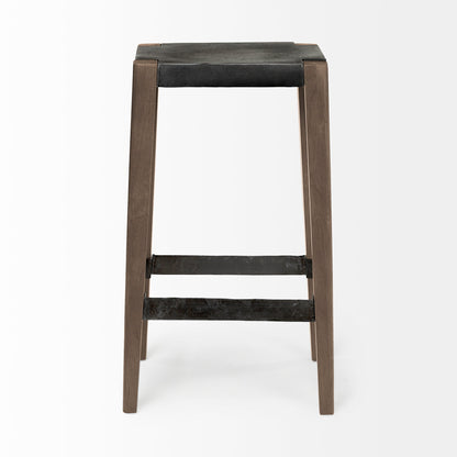Mercana Nell Wooden Brown Leg Bar Stool