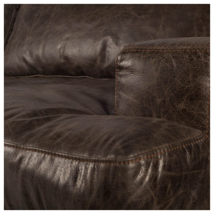Colburne Brown Leather Club Chair