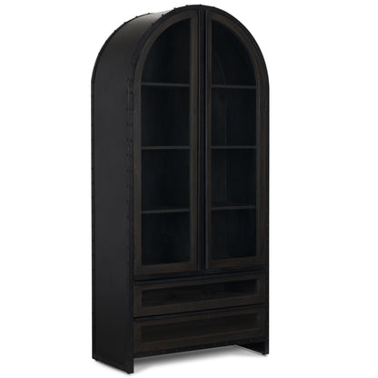 Gehry Wooden Dark Brown Bookcase