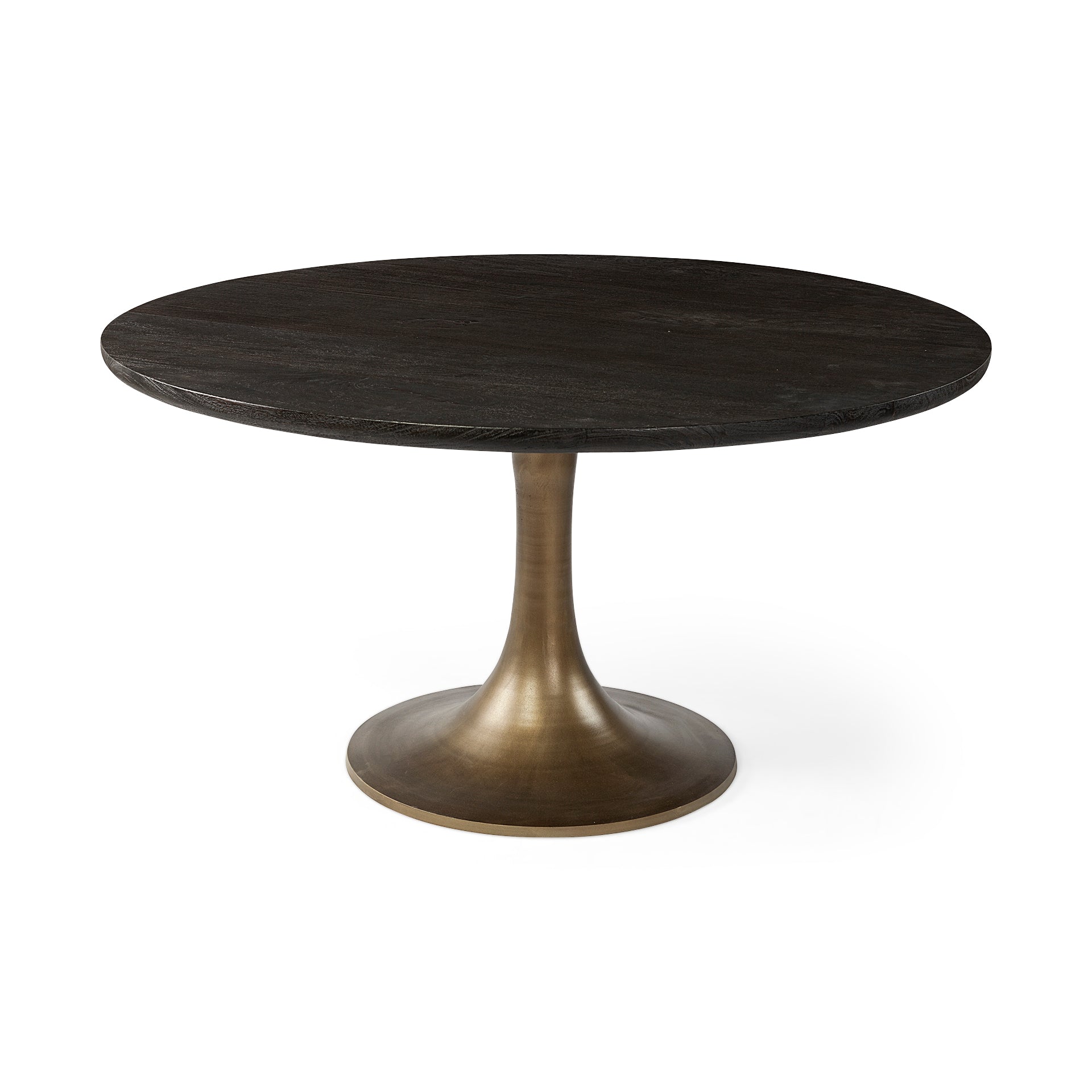 Mercana McLeod Golden Base Round Dining Table