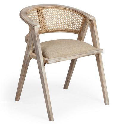 Mercana Tabitha Linen Wrap Seat Dining Chair (Set of 2)