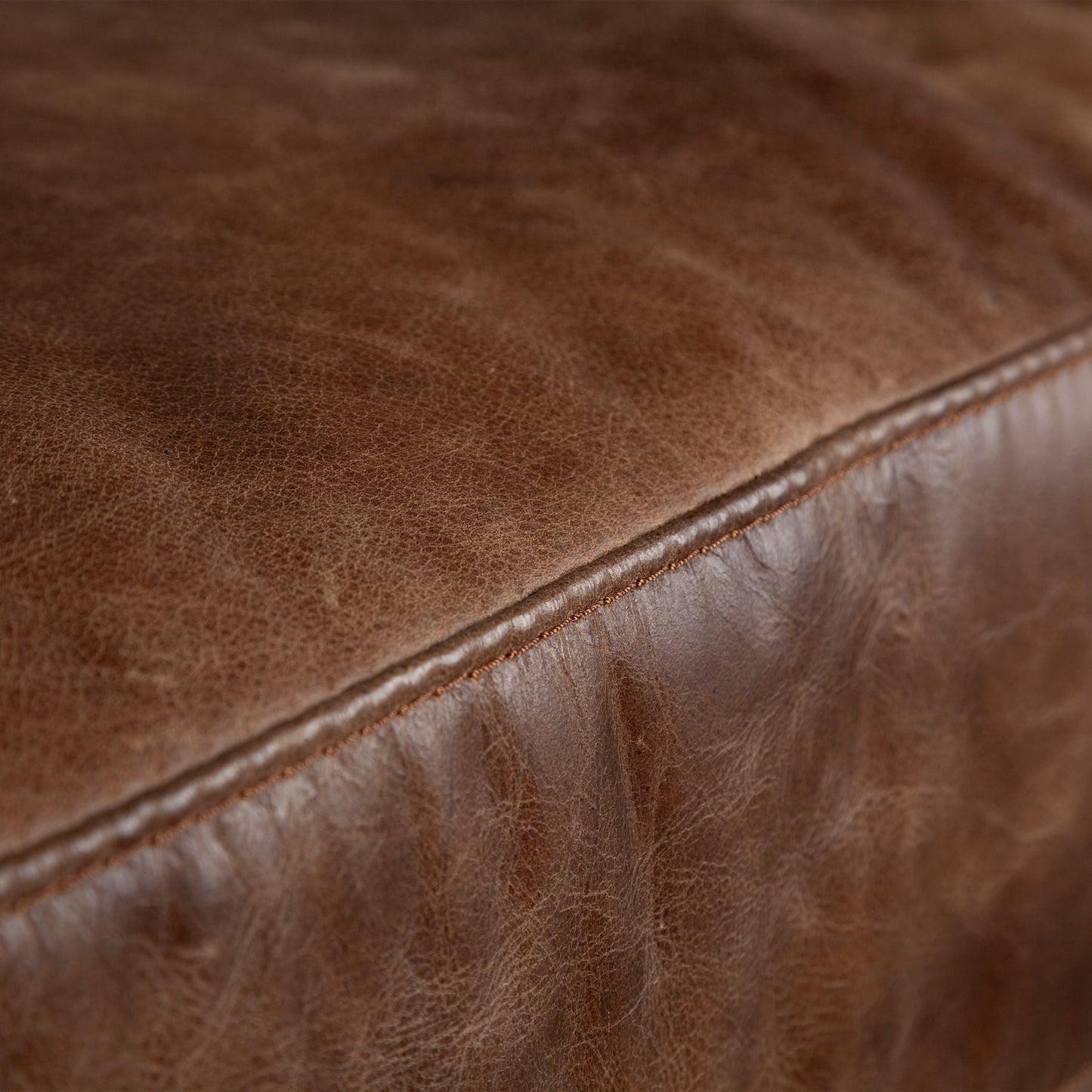 Mercana Cochrane Top Grain Leather Three Seater Sofa