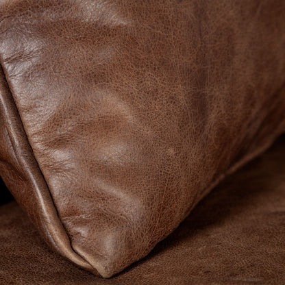 Mercana Cochrane Top Grain Leather Three Seater Sofa