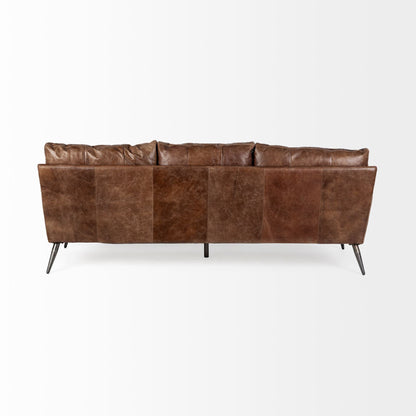 Mercana Cochrane Top Grain Leather Three Seater Sofa