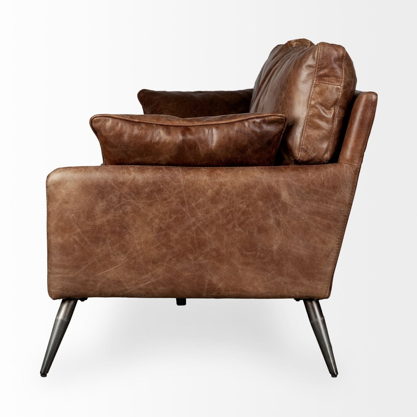 Mercana Cochrane Top Grain Leather Three Seater Sofa