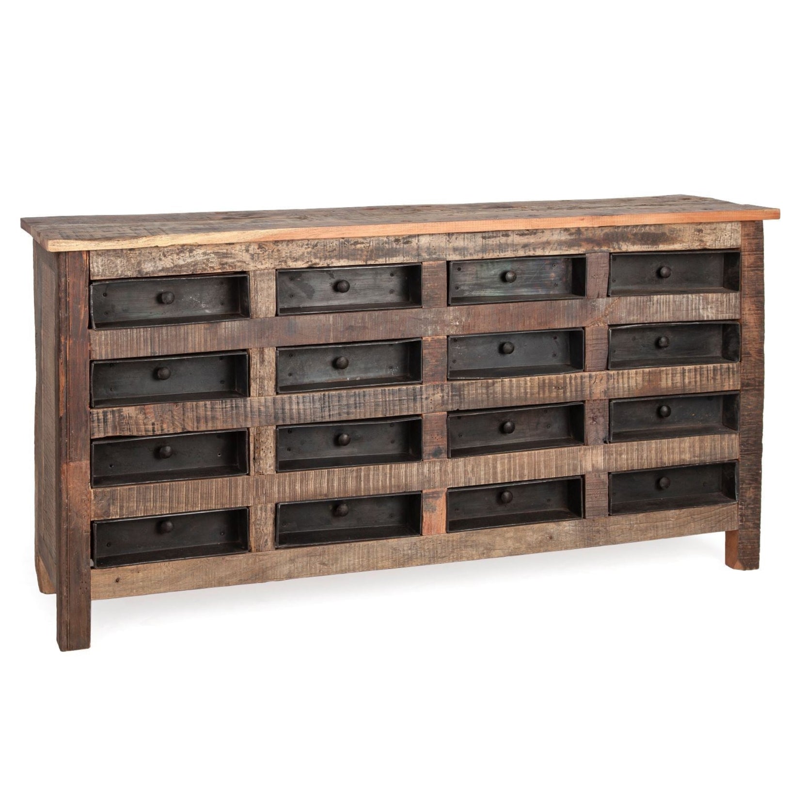 Mercana Wilton Sixteen Drawers Wood Sideboard