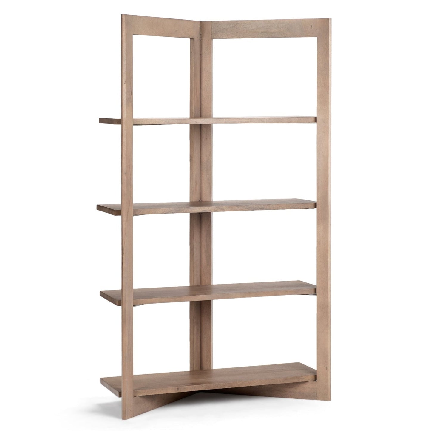 Turnbull Wooden Four Shelf Shelving Unit