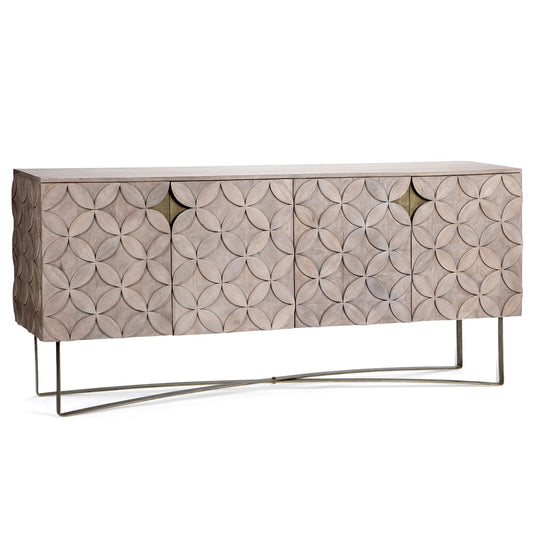 Mercana Excelsior Four Doors Wood Sideboard