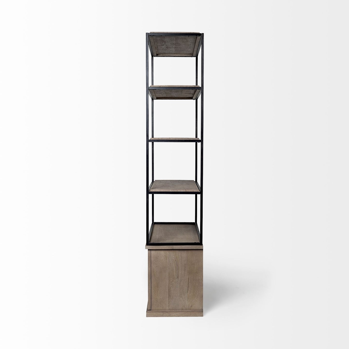 Mercana Braxton Three Shelf Wooden Shelving Unit