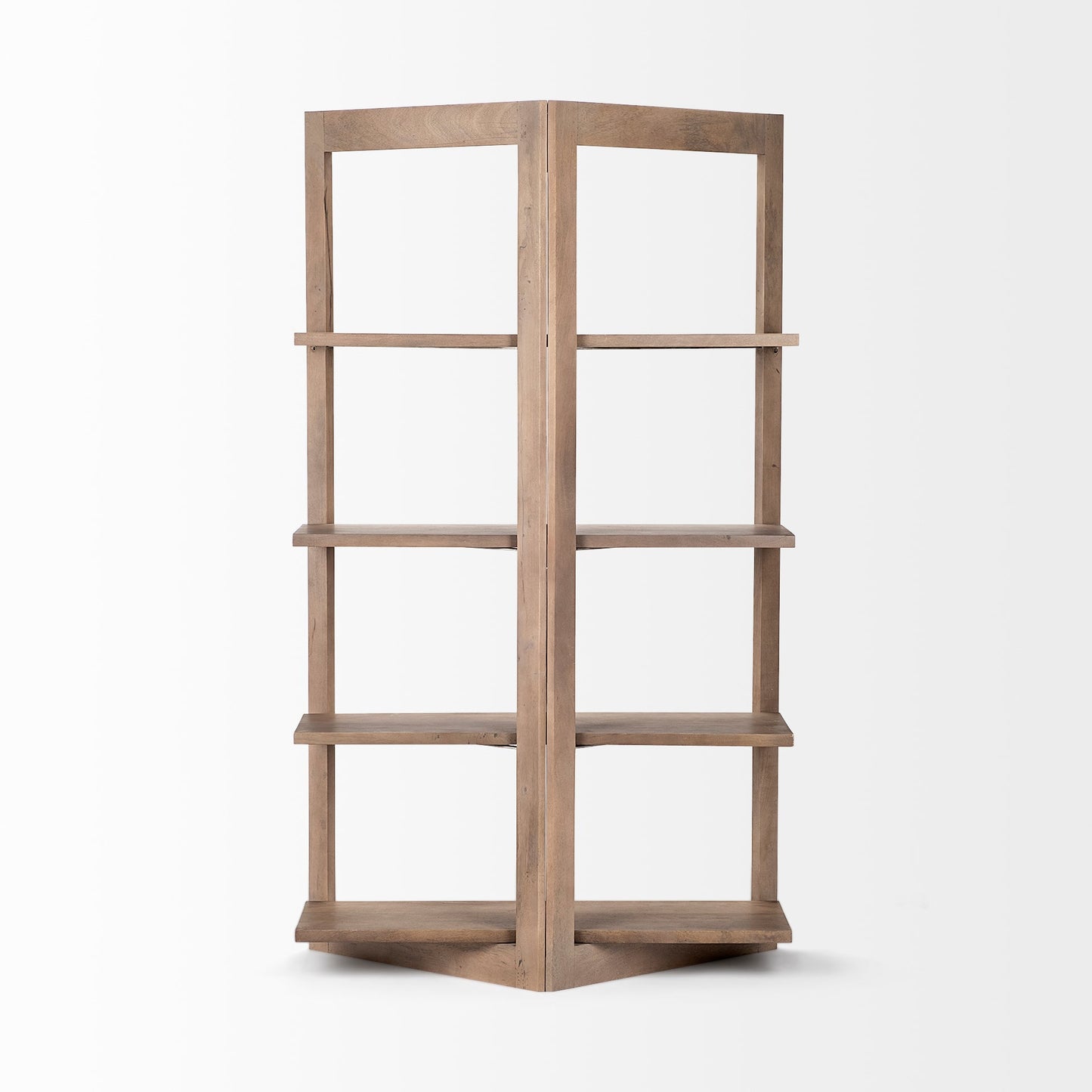 Turnbull Wooden Four Shelf Shelving Unit