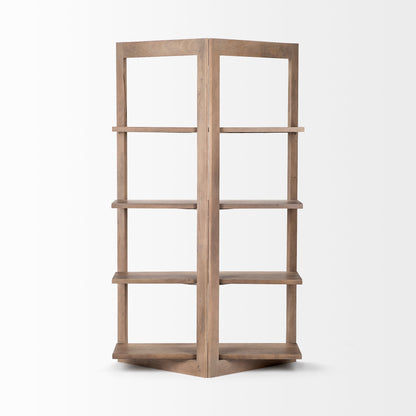 Turnbull Wooden Four Shelf Shelving Unit
